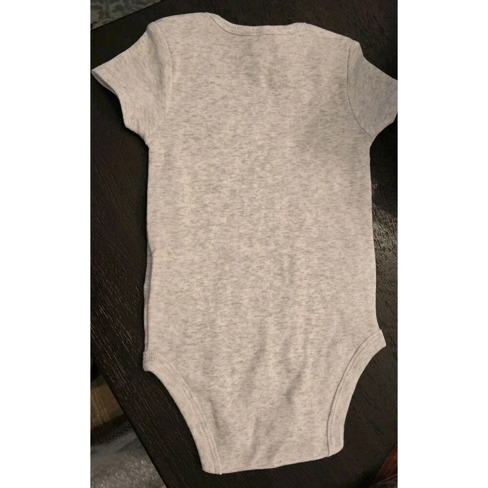 Carter's brand unisex baby bodysuit Baby's First Mother's & Father's Day - 6MO